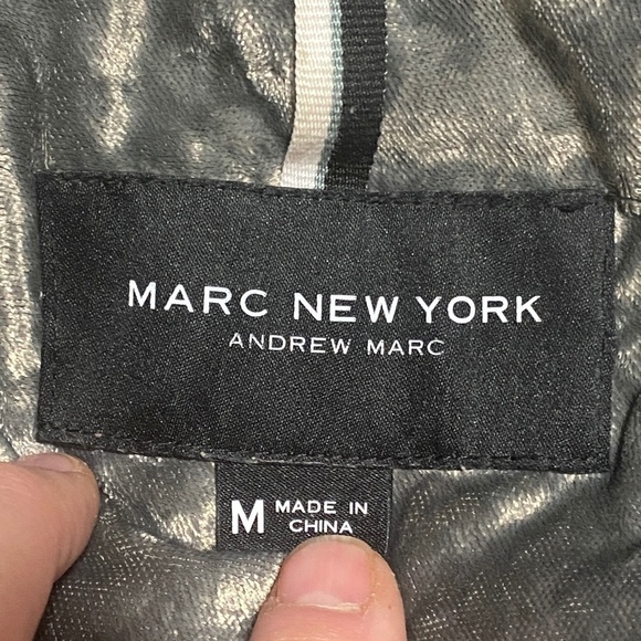Marc New York Gray Women's Light Parka Jacket Long Size Medium - Picture 2 of 16